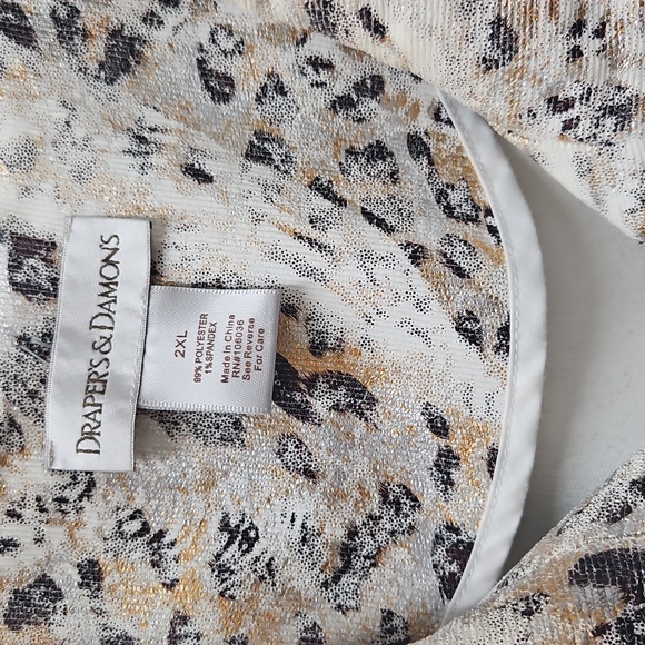 Draper's & Damon's Animal Print Jacket - Picture 2 of 7